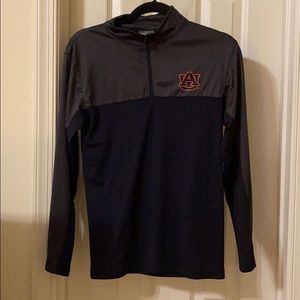 Colosseum Youth L Auburn 1/2 ZIP long sleeve shirt